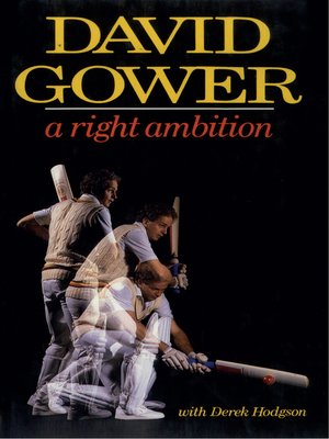 cover image of A Right Ambition (Text Only)